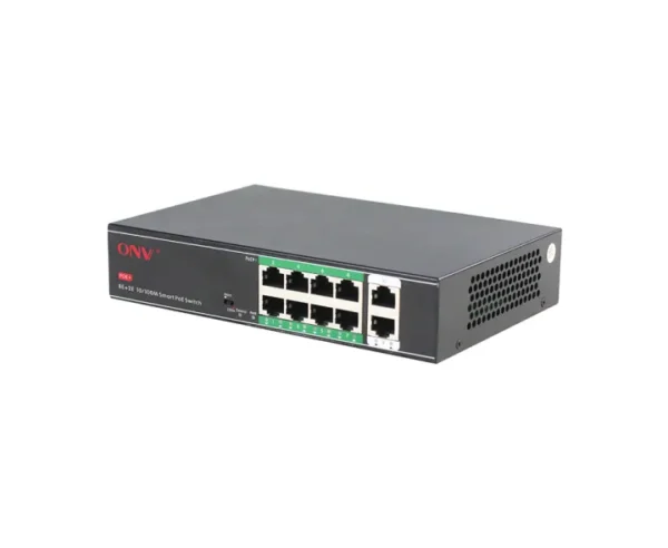 ONV 8+2 Port AI PoE Switch ONV-H1108PSD