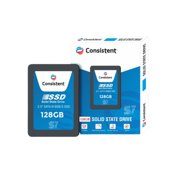 Consistent 128GB SSD with SATA III Interface for Laptop & Desktop