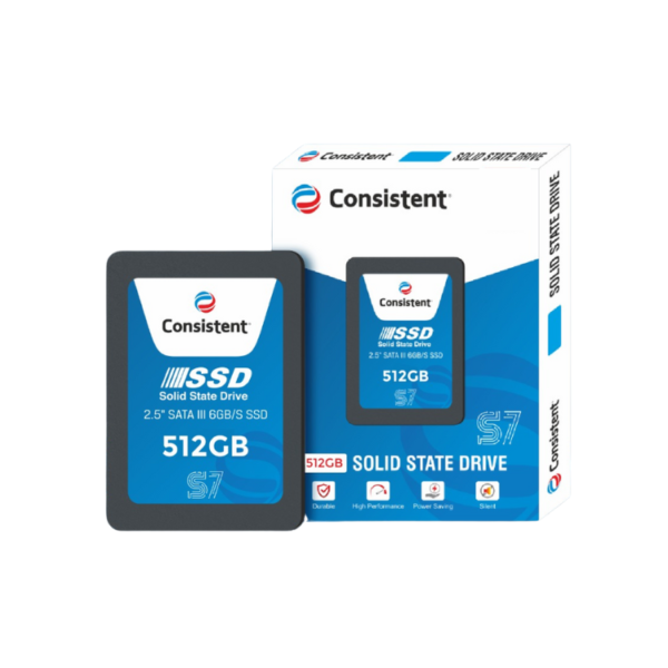 Consistent 512GB SSD with SATA III Interface for Laptop & Desktop