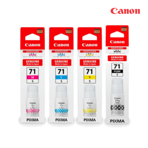 Canon Pixma 71 (C+Y+M+BK) Genuine 70ml Colour Printer Ink