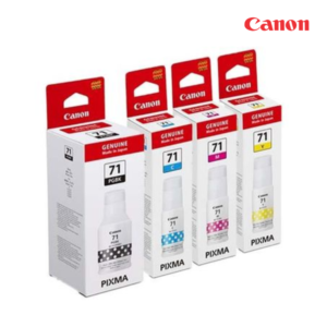 Canon Pixma 71 (C+Y+M+BK) Genuine 70ml Colour Printer Ink