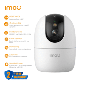 IMOU Ranger 2 Pro 3MP Full Color Night Vision Dual Band Wi-Fi 6 One Touch Calling Wi-Fi Camera