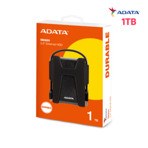 ADATA 1TB External Hard Drive HD680 (USB 3.2 | Shock Absorbing | Detachable USB Cable)