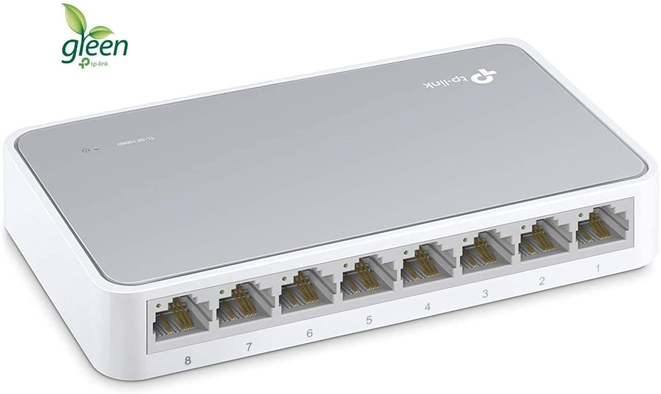 TP-Link 8-Port 10/100Mbps Desktop Switch (TL-SF1008D)